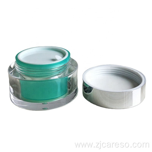 PS Cosmetic Plastic Cream Jar with UV Lid